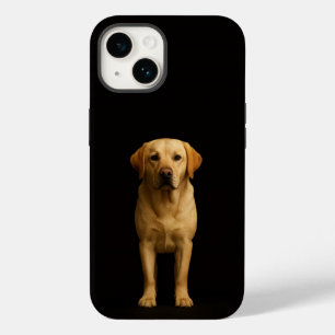 Schwarz 4 Luxe iPhone 14 Mate, Minimalist Labrador Case-Mate iPhone 14 Hülle