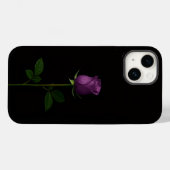 Schwarz 4 Luxe iPhone 14 Mate, Royal Violet Rose Case-Mate iPhone Hülle (Rückseite (Horizontal))