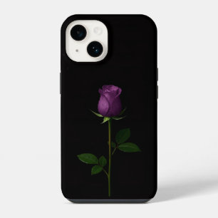 Schwarz 4 Luxe iPhone 14 Mate, Royal Violet Rose Hülle