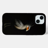 Schwarz 4 Luxe iPhone 15 Hülle, Sekretärvogel Case-Mate iPhone Hülle (Rückseite (Horizontal))