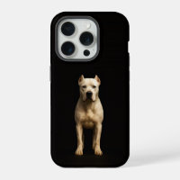 Schwarz 4 Luxe iPhone 15 Pro, Bold Dogo Argentino