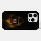 Schwarz 4 Luxe iPhone 15 Pro Hülle Mandrill-Affe (Rückseite (Horizontal))
