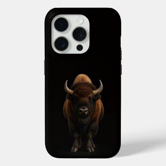 Schwarz 4 Luxe iPhone 15 Pro Mate Amerikanischer B Case-Mate iPhone Hülle (Rückseite)