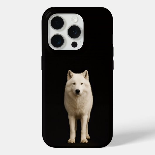Schwarz 4 Luxe iPhone 15 Pro Mate Elfenbein Arktis Case-Mate iPhone Hülle (Rückseite)