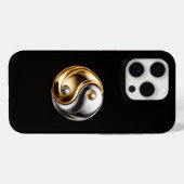 Schwarz 4 Luxe iPhone 15 Pro Mate Harmony Yin Yang Case-Mate iPhone Hülle (Rückseite (Horizontal))