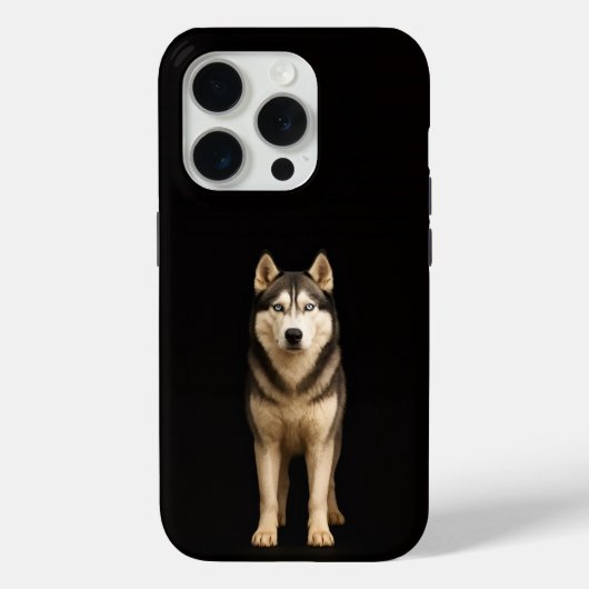 Schwarz 4 Luxe iPhone 15 Pro Mate Icy Elite Husky Case-Mate iPhone Hülle (Rückseite)