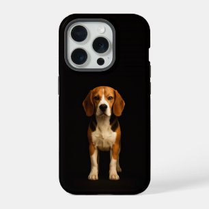 Schwarz 4 Luxe iPhone 15 Pro Mate Kind Beagle Hülle