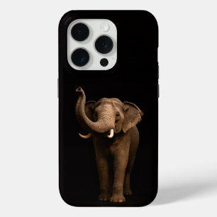 Schwarz 4 Luxe iPhone 15 Pro Mate Mighty Elephant Case-Mate iPhone Hülle