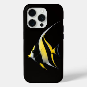 Schwarz 4 Luxe iPhone 15 Pro Mate, Moorish Idol Case-Mate iPhone Hülle