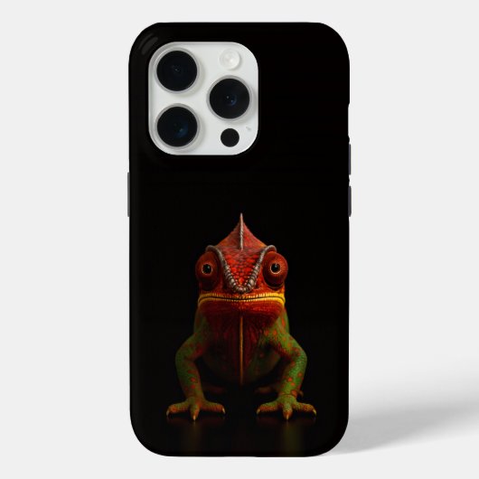 Schwarz 4 Luxe iPhone 15 Pro Mate, Panther Chamäle Case-Mate iPhone Hülle (Rückseite)