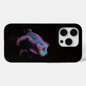 Schwarz 4 Luxe iPhone 15 Pro Mate Rosa Leguan Case-Mate iPhone Hülle (Rückseite (Horizontal))