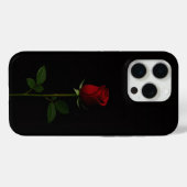 Schwarz 4 Luxe iPhone 15 Pro Mate Samtrote Rose Case-Mate iPhone Hülle (Rückseite (Horizontal))