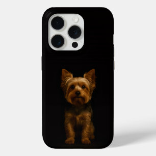 Schwarz 4 Luxe iPhone 15 Pro Mate Yorkshire Terrie Case-Mate iPhone Hülle