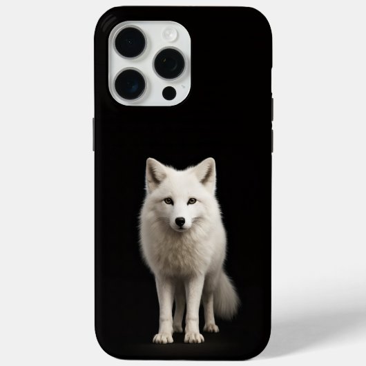 Schwarz 4 Luxe iPhone 15 Pro Max, Elfenbein-Polarf Case-Mate iPhone Hülle (Rückseite)