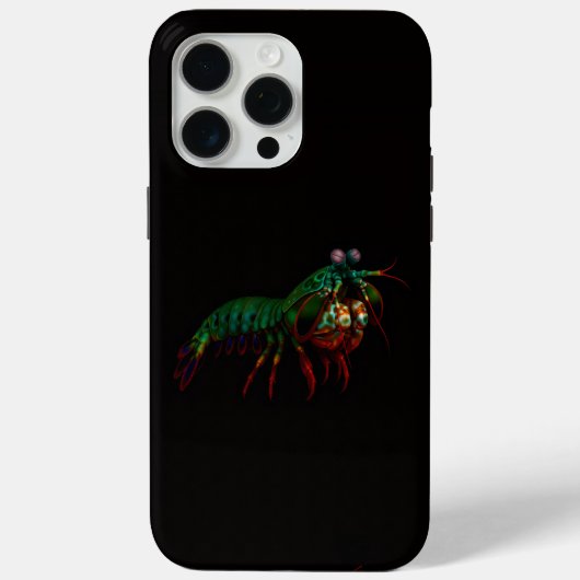 Schwarz 4 Luxe iPhone 15 Pro Max, Fangschreckenkre Case-Mate iPhone Hülle (Rückseite)
