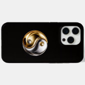 Schwarz 4 Luxe iPhone 15 Pro Max, Harmony Yin Yang Case-Mate iPhone Hülle (Rückseite (Horizontal))