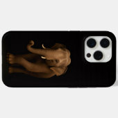 Schwarz 4 Luxe iPhone 15 Pro Max, Indischer Elefan Case-Mate iPhone Hülle (Rückseite (Horizontal))