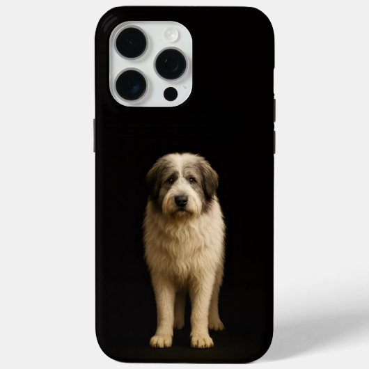 Schwarz 4 Luxe iPhone 15 Pro Max, Mioritic Shepher Case-Mate iPhone Hülle (Rückseite)