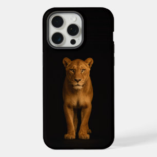 Schwarz 4 Luxe iPhone 15 Pro Max, Noble Lioness Max Hülle