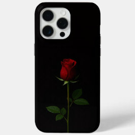Schwarz 4 Luxe iPhone 15 Pro Max, Samtrote Rose Case-Mate iPhone Hülle