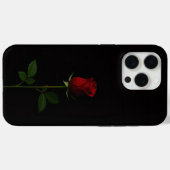 Schwarz 4 Luxe iPhone 15 Pro Max, Samtrote Rose Case-Mate iPhone Hülle (Rückseite (Horizontal))