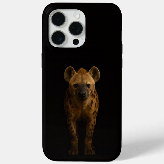 Schwarz 4 Luxe iPhone 15 Pro Max, wilde Tüpfelhyän Case-Mate iPhone Hülle (Rückseite)