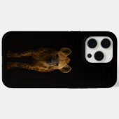 Schwarz 4 Luxe iPhone 15 Pro Max, wilde Tüpfelhyän Case-Mate iPhone Hülle (Rückseite (Horizontal))