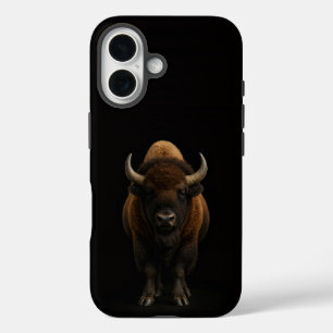 Schwarz 4 Luxe iPhone 16 Mate, Amerikanischer Biso Hülle