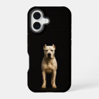 Schwarz 4 Luxe iPhone 16 Mate, Bold Dogo Argentino