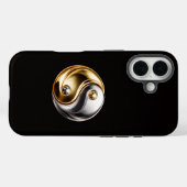 Schwarz 4 Luxe iPhone 16 Mate, Harmonie Yin Yang Case-Mate iPhone Hülle (Rückseite (Horizontal))