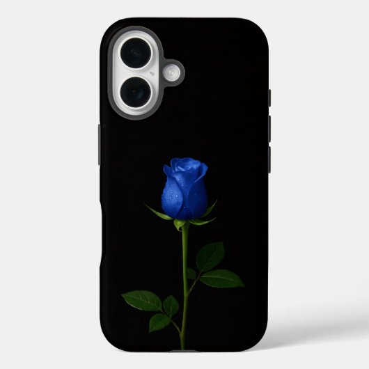 Schwarz 4 Luxe iPhone 16 Mate, Mitternachtsblaue R Case-Mate iPhone Hülle (Rückseite)