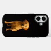 Schwarz 4 Luxe iPhone 16 Mate, sanfter Labrador Case-Mate iPhone Hülle (Rückseite (Horizontal))