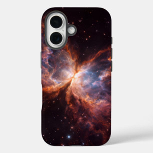 Schwarz 4 Luxe iPhone 16 Mate, Schmetterlingsnebel Hülle