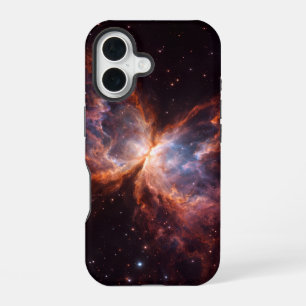 Schwarz 4 Luxe iPhone 16 Mate, Schmetterlingsnebel Hülle