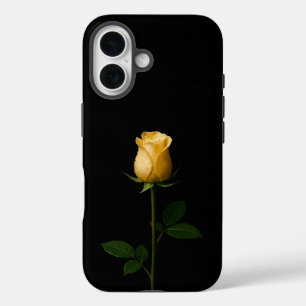 Schwarz 4 Luxe iPhone 16 Mate, Sunlite Gelb Rose Hülle