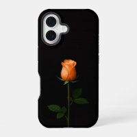 Schwarz 4 Luxe iPhone 16 Mate, Sunset Orange Rose