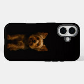Schwarz 4 Luxe iPhone 16 Mate, Yorkshire Terrier Case-Mate iPhone Hülle (Rückseite (Horizontal))
