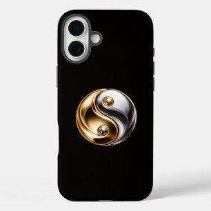 Schwarz 4 Luxe iPhone 16 Plus, Harmony Yin Yang Plus Hülle