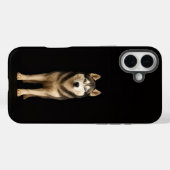Schwarz 4 Luxe iPhone 16 Plus, Icy Elite Husky Case-Mate iPhone Hülle (Rückseite (Horizontal))