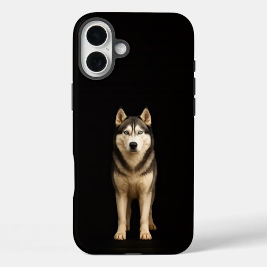 Schwarz 4 Luxe iPhone 16 Plus, Icy Elite Husky Case-Mate iPhone Hülle (Rückseite)