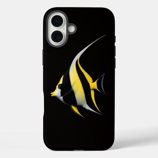 Schwarz 4 Luxe iPhone 16 Plus Mate, Moorish Idol Case-Mate iPhone Hülle (Rückseite)