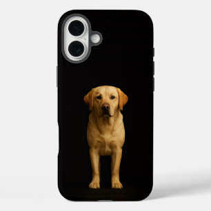 Schwarz 4 Luxe iPhone 16 Plus, Minimalist Labrador Plus Hülle