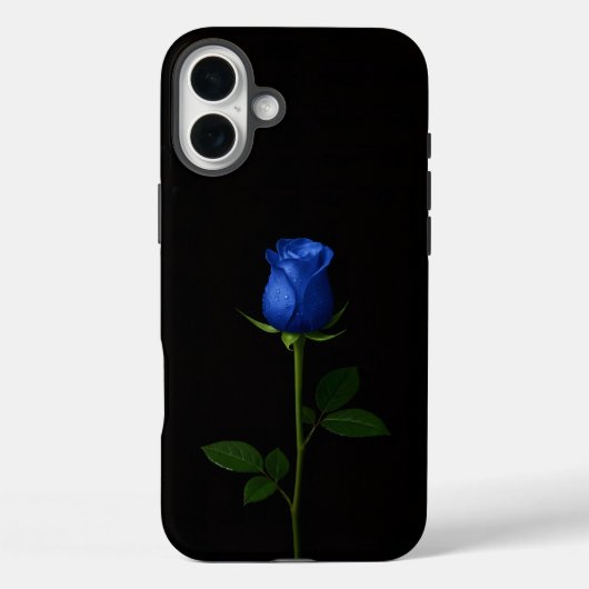 Schwarz 4 Luxe iPhone 16 Plus, Mitternachtsblaue R Case-Mate iPhone Hülle (Rückseite)