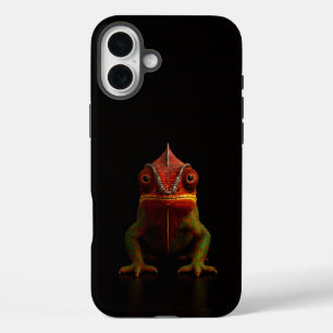 Schwarz 4 Luxe iPhone 16 Plus, Panther Chamäleon Plus Hülle
