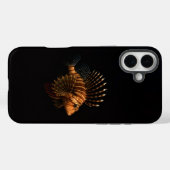 Schwarz 4 Luxe iPhone 16 Plus, Roter Löwenfisch Case-Mate iPhone Hülle (Rückseite (Horizontal))