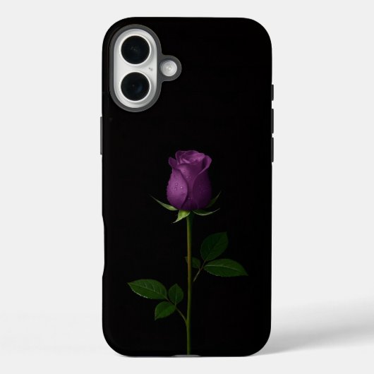 Schwarz 4 Luxe iPhone 16 Plus, Royal Violet Rose Case-Mate iPhone Hülle (Rückseite)