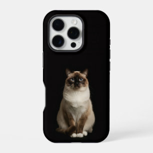 Schwarz 4 Luxe iPhone 16 Pro, Birmanische Katze Pro Hülle