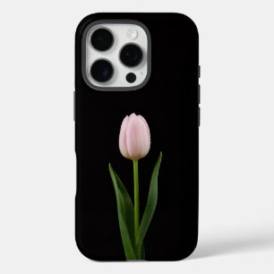 Schwarz 4 Luxe iPhone 16 Pro, Blush Pink Tulpe Pro Hülle