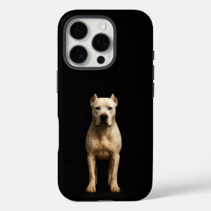 Schwarz 4 Luxe iPhone 16 Pro, Bold Dogo Argentino Pro Hülle