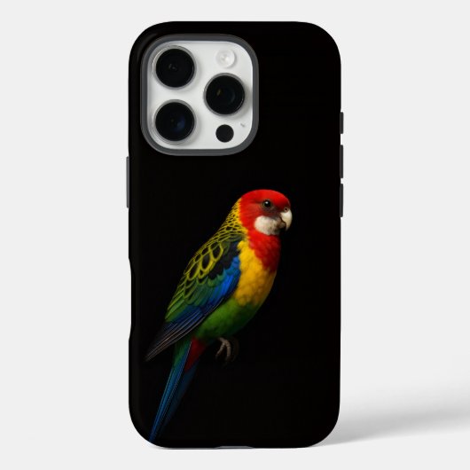 Schwarz 4 Luxe iPhone 16 Pro, Eastern Rosella Case-Mate iPhone Hülle (Rückseite)